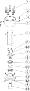 Spare parts diagram (1 of 1)