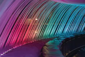 Fountain technology case study Bahrain, musical fountain