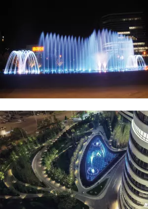 Fountain technology case study China, show fountain
