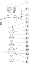 Spare parts diagram (1 of 1)