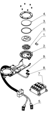 Spare parts diagram