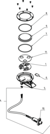 Spare parts diagram (1 of 1)