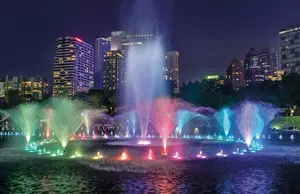 Oase Kuala Lumpur musical fountain 2