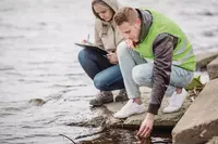 Scientists or biologists working together on water analysis. .
analysis, analyzing, bacteria, biological, biologist, biotechnology, chemical, chemistry, danger, ecologist, ecology, emergency, environment, environmental, equipment, experiment, expertise, flask, gloves, hand, health, holding, industrial, infection, lake, liquid, man, nature, outdoors, pollution, professional, protection, protective, quality, research, researcher, river, sample, science, scientific, scientist, substance, team, test, toxic, tube, waste, water, woman
Scientists or biologists working together on water analysis. Ecology and environmental pollution concept.