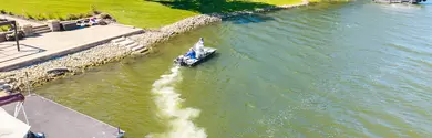 SeDox Max application at Lake Carroll