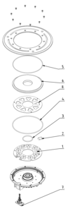 Spare parts diagram (1 of 1)