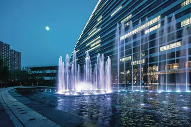 Fountain technology case study China, show fountain